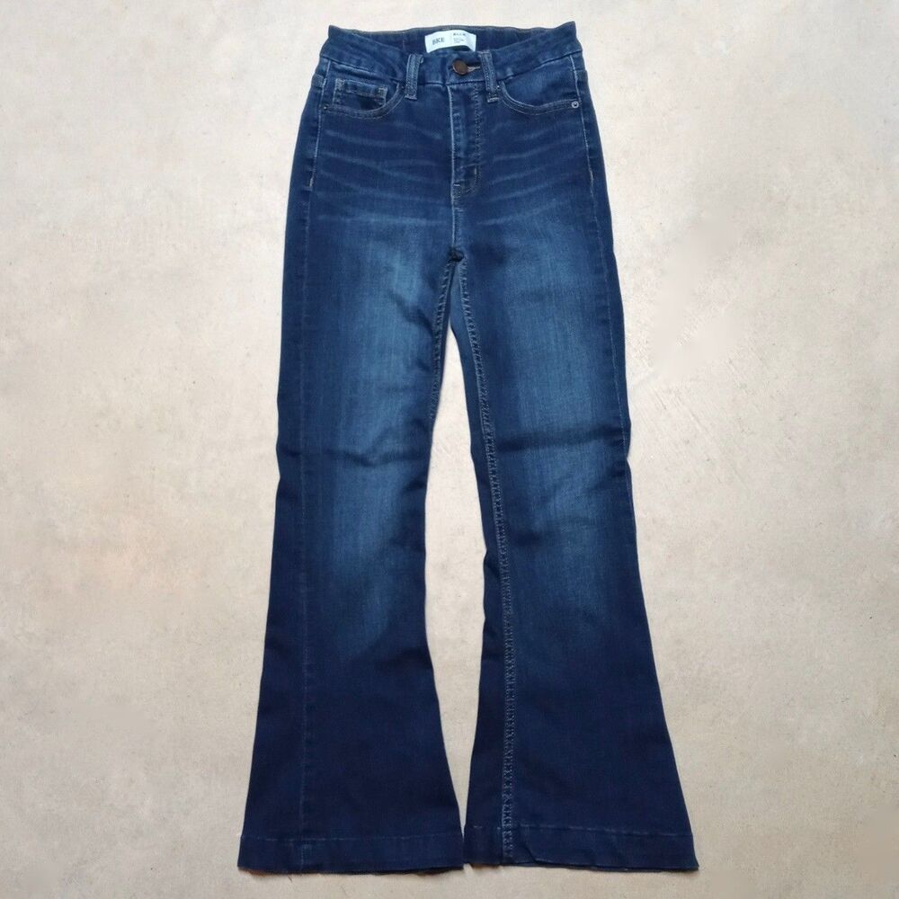 *READ* BKE Billie Flare Jeans Womens Fits 24x28 High Rise Slim Fit Stretch Denim